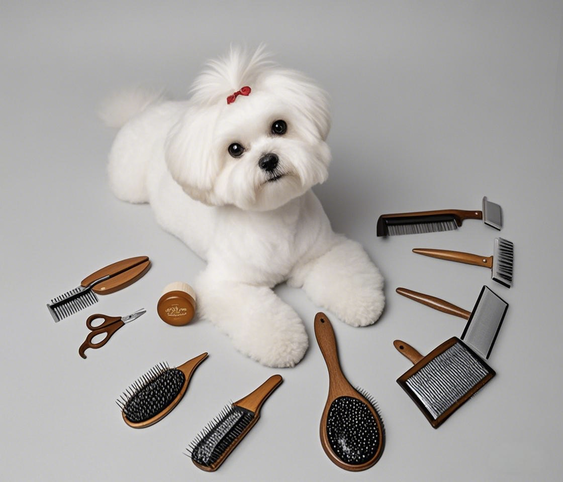 Dog grooming brush
